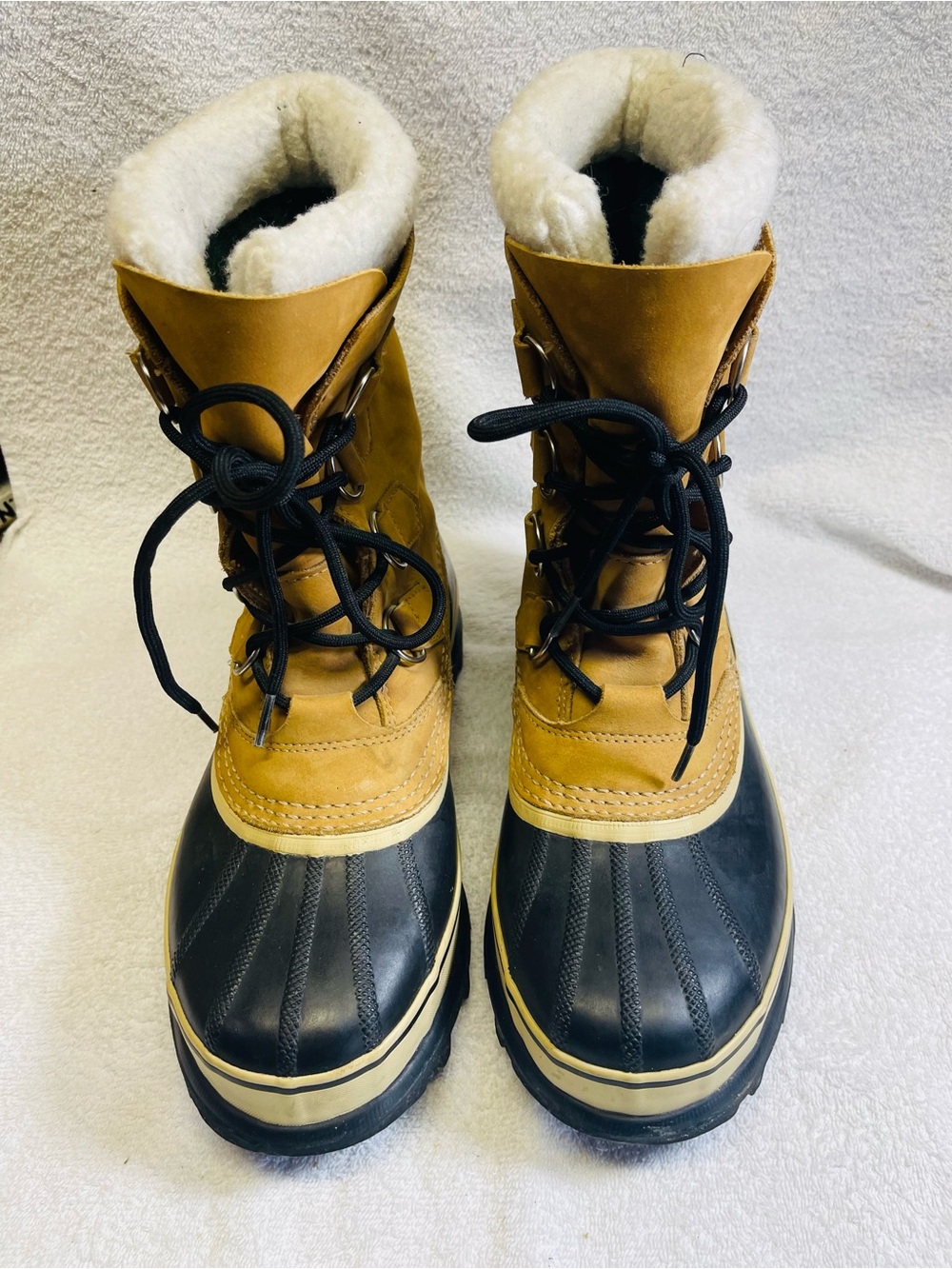 SOREL Caribou Leather Waterproof Winter Snow Boots Men's 7 / Women’s 8.5 EU 40